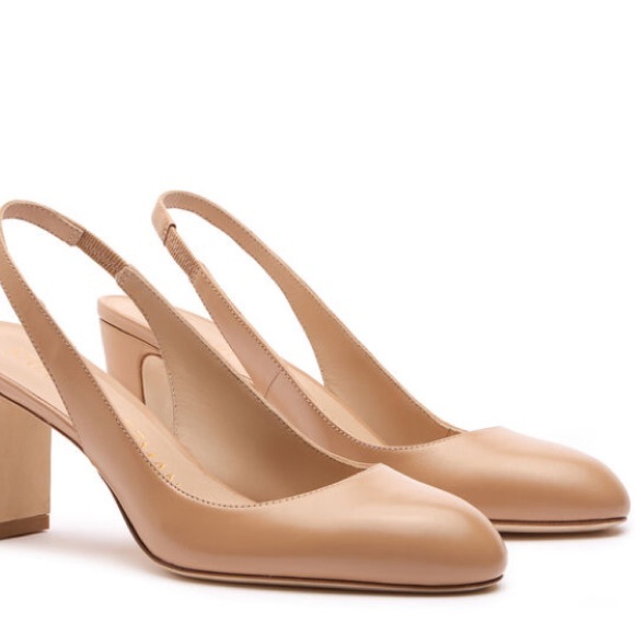 Stuart Weitzman Vida 75 Slingback Heel - Adobe - Size 7.5/38 - Picture 1 of 10